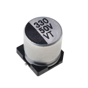 خازن الکترولیت اس ام دی 330 میکرو فاراد 50 ولت | 330UF 50V