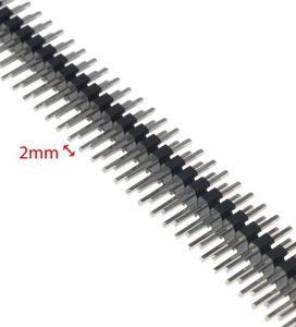 پین هدر 2*40 نری صاف 2 میلی متر