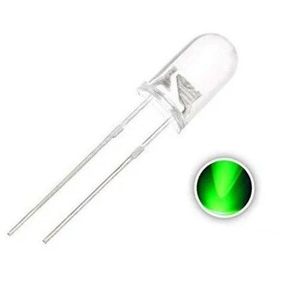 LED 5MM GREEN شفاف