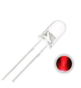 LED 5MM RED شفاف