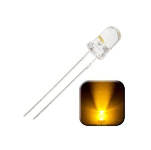 LED 5MM YELLOW شفاف