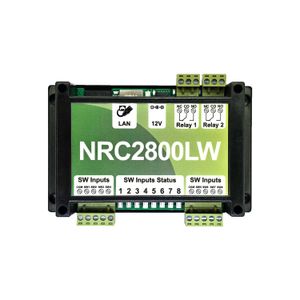 ماژول رله هوشمند تحت شبکه 2 رله 8 ورودی دیجیتال NRC2800LW