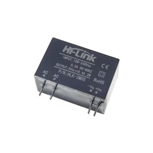 HLK-2M05 | مبدل 220 ولت AC به 5 ولت DC با حداکثر جریان 400 میلی آمپر