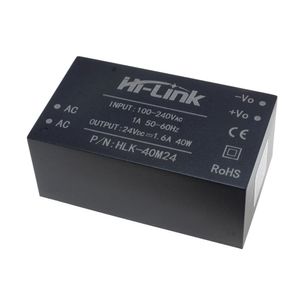 HLK-40M24 | مبدل 220 ولت AC به 24 ولت DC با حداکثر جریان 1.6 آمپر