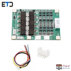 ماژول محافظ باتری 4 سل لیتیوم 30 آمپر HX-4S-F30A