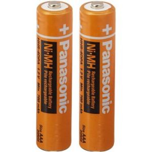 باتری نیم قلمی قابل شارژ 650mAh دوتایی مارک Panasonic