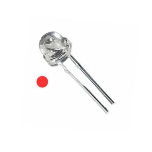 ال ای دی LED کلاهی قرمزشفاف سایز 5 میل برند TM