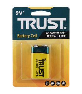 باتری کتابی 9 ولت تراست Ultra Life G6F22M