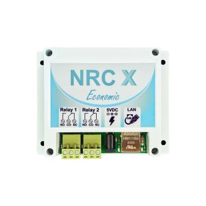 ماژول رله 2 کانال تحت شبکه NRCX - اقتصادی