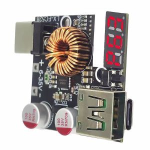 ماژول شارژر موبایل سوپر فست شارژ نمایشگردار QC4.0 مدل LX-FC528