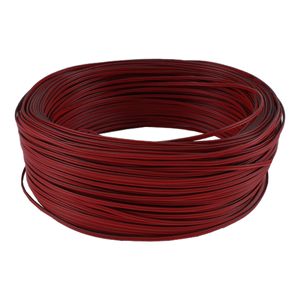 سیم برق افشان 2 در 0.35 مسی LXO قرمز/مشکی( بر حسب متر)