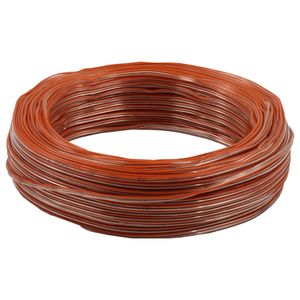 سیم برق افشان 2 در 0.75 آلومینومی LXO شفاف نارنجی( بر حسب متر)