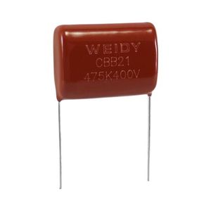 خازن پلی استر CAP POLY 4.7UF 400V CBB22 WEIDY