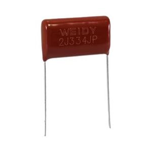 خازن پلی استر CAP POLY 330NF 630V CBB22 WEIDY