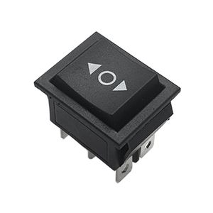 کلید راکر شستی بزرگ سه حالته 6 پین KCD4-203S