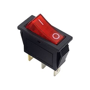 کلید راکر باریک چراغدار 3 پین