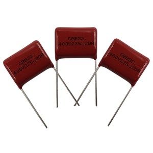 POLYESTER 400V 2.2uF – خازن پلی استر، 400 ولت، 2.2 میکروفاراد