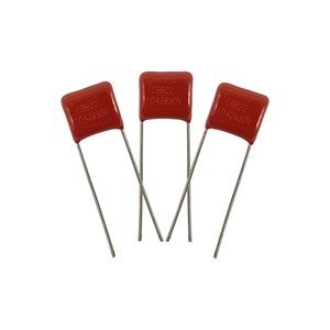 POLYESTER 630V 100nF – خازن پلی استر، 630 ولت، 100 نانوفاراد