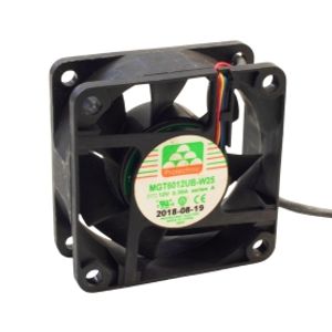 فن 12V-0.38A سایز 6X6X2.5cm مدل MGT6012UB-W25 مارک Protechnic