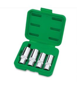 ست بکس رزوه گیر پیچ 4 عددی تاپ تول TOPTUL مدل GAAI0401 ( دو سر رزوه / سر آچار بکس )