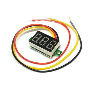 ماژول ولتمتر دیجیتالی 100-0 ولت سایز 0.36 رنگ قرمز سه سیمه