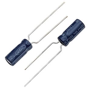 خازن الکترولیتی 100 میکرو فاراد 10 ولت 11*5 (برند LTEC)