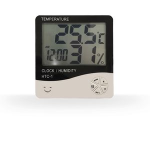 دماسنج و رطوبت سنج دیجیتالی دارای بکلایت مدل HTC-1C