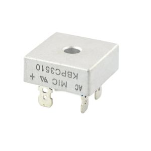 پل دیود فلزی 15 آمپر 1000 ولت KBPC3510