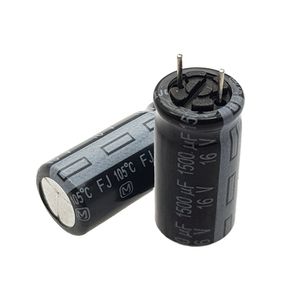 خازن الکترولیتی 1500 میکرو فاراد 16 ولت پایه کوتاه 20*10 (برند PANASONIC)