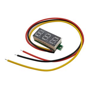 ماژول ولتمتر دیجیتالی 100-0 ولت سایز 0.28 رنگ قرمز سه سیمه