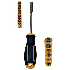 پیچ گوشتی بیت خور و بکس خور 17 عددی