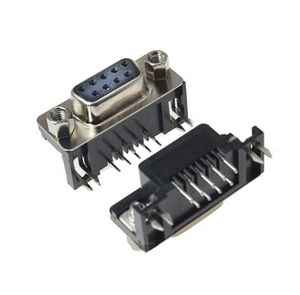 DB9 PIN D-SUB RIGHT ANGEL FEMALE