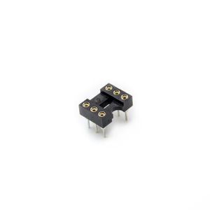 IC SOCKET 6 PIN ROUND HOLE