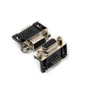 DB15 PIN D-SUB VGA RIGHT ANGEL FEMALE