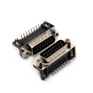 DB15 PIN D-SUB RIGHT ANGEL MALE