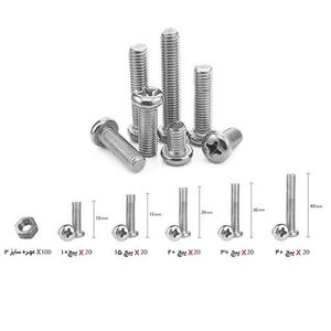 پیچ و مهره سایز 3 (بسته 100 عددی)