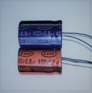 LHSC 400V 6.8uF – خازن الکترولیت
