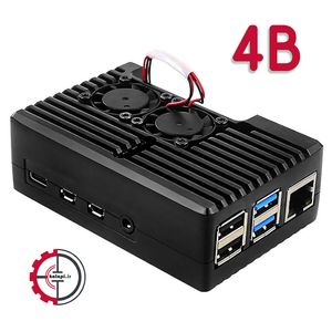 کیس آلومینیومی رزبری پای 4 -کد 433