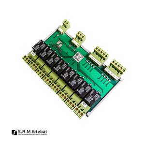 کارت ورودی و خروجی مدباس 8 کانال، 12 آمپر، 24 ولت، پایه میلون امرون