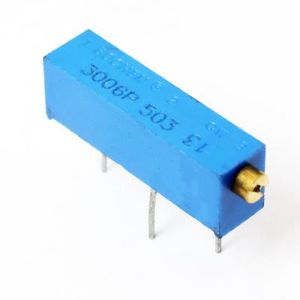 AXIAL MULTITURN TRIMMING POTENTIOMETER 50KOHM