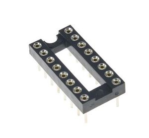 IC SOCKET 16 PIN ROUND HOLE