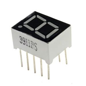7SEGMENT DISPLAY 1DIGIT COMMON ANODE 10*13 RED