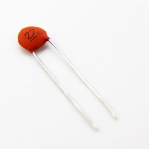 CERAMIC DISC CAPACITOR 22PF 50V