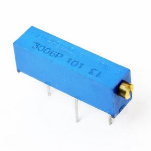 AXIAL MULTITURN TRIMMING POTENTIOMETER 100OHM