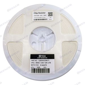 مقاومت اس ام دی ITEX SMD Resistor 1206 , 390KOhm 5% 1/4W 1206W4J0394IT5