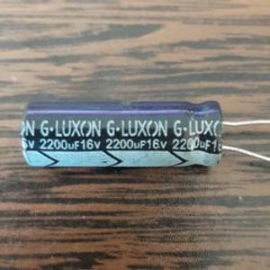 G.LUXON 16V 2200uF – خازن الکترولیت