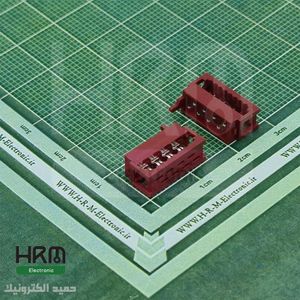 کانکتور micro match (دیل سوکت) نر صاف 8پین (2.54mm)
