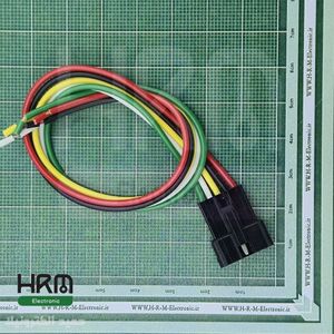 کانکتور SM بین‌راهی نری 2.5mm سیمدار 5 پین 20سانتی‌متر