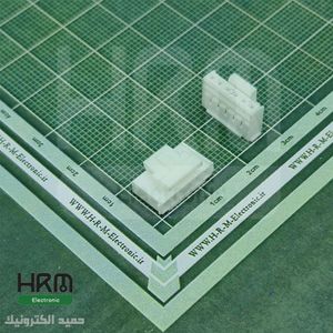 کانکتور مینیاتوری قفلدار HY مادگی 6 پین تک ردیفِ (2mm)
