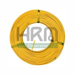 سیم‌افشان تمام مس زرد 0.25mm²